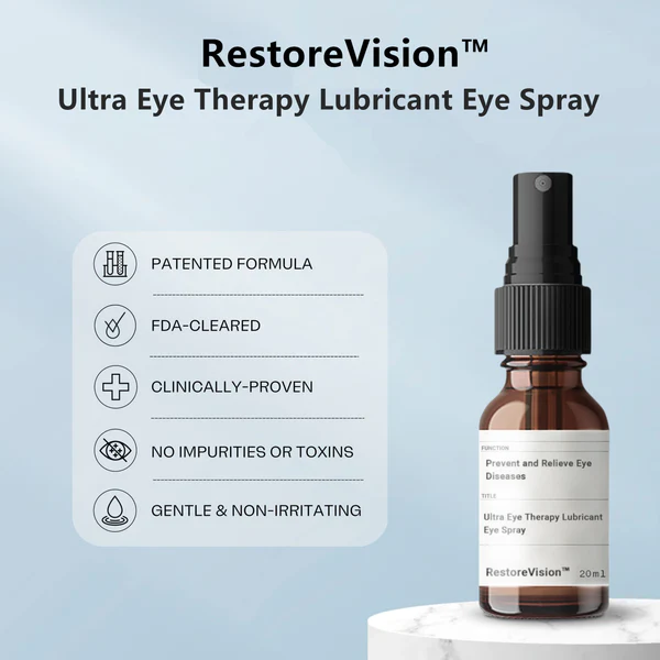 RestoreVision™ Ultra Eye Therapy ນໍ້າມັນເຄື່ອງສີດນ້ຳລາຍຕາ