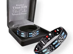 Ricpind TitanION BlueCarbon Lymphvity Bracelet