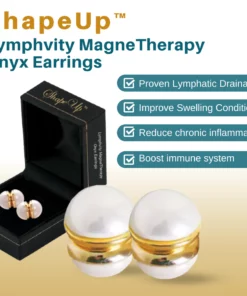 ShapeUp™ Lymphvity MagneTherapy Onyx Earrings