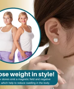 ShapeUp™ Lymphvity MagneTherapy Onyx Earrings