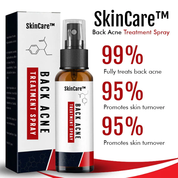 SkinCare™ Spray para o tratamento do acne nas costas