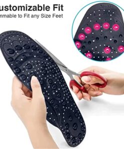 Softsole™ Far infrared Tourmaline Acupressure Massage Foot Pain Relief Orthotic Insoles