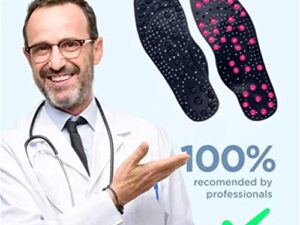 Softsole™ Far infrared Tourmaline Massage lymphatic detox Correction Insoles