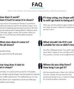 Softsole™ Far infrared Tourmaline Massage lymphatic detox Correction Insoles