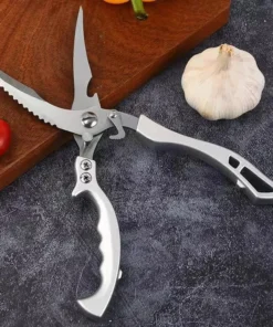 Stainless Steel Bone-Cut Kitchen Scissors