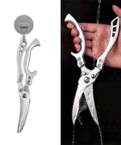 Alternative view of Stainless Steel Bone-Cut Kitchen Scissors