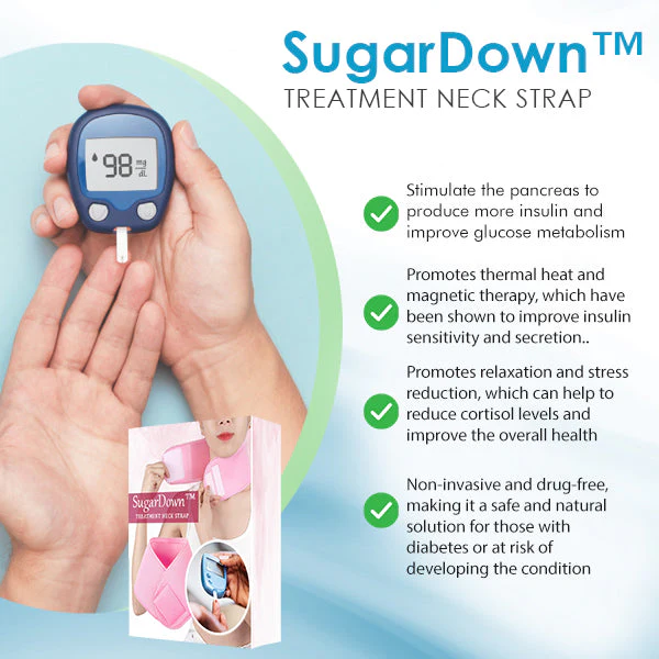 Correa para el cuello con tratamiento SugarDown™