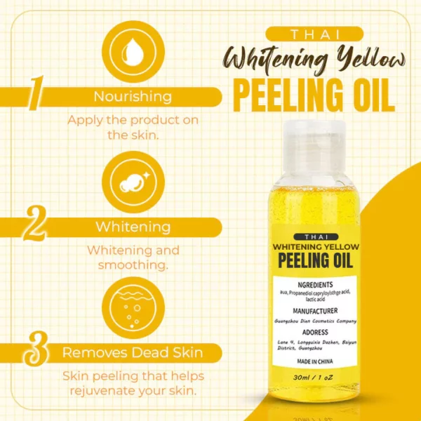 Aceite de Peeling Amarillo Blanqueador Tailandés