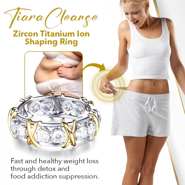 TiaraCleanse Zircon TitaniumIon оформящ пръстен