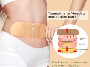 Tourmaline self-heating moxibustion patch