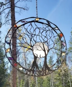 Tree Wall Art Meditation Decor