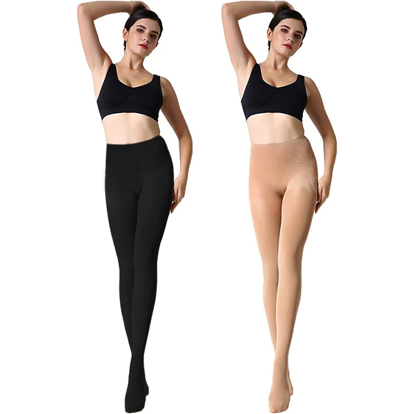 UltraSLIM Tourmaline Ion Korpo Shaping Stretch Silk Ŝtrumpetoj