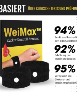 WeiMax™ Zucker-Kontrol-Armband