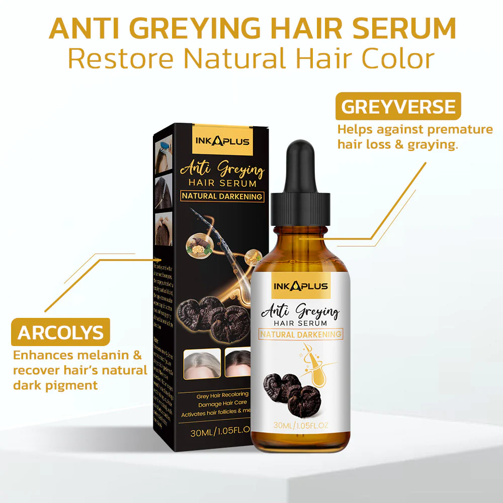 flysmus™ INKAPLUS Anti Greying Hair Serum - Image 5