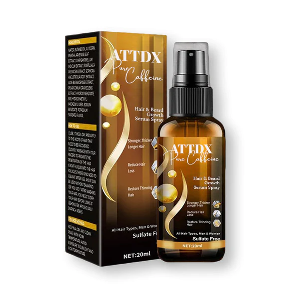 ATTDX PureCaffeine HairBeard Uto SerumSpray