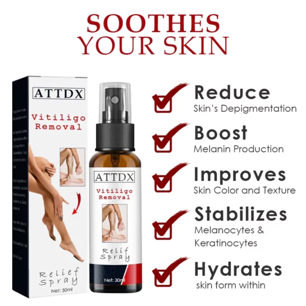 Spray para aliviar el vitiligo ATTDX