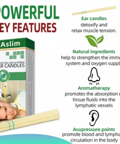 Alternative view of Aslim™ Detoxifying and Slimming Ear Candles