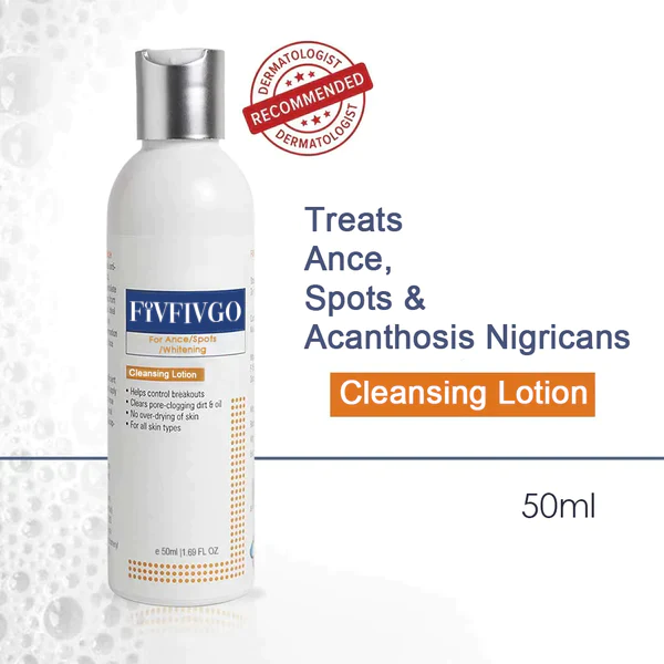 Fivfivgo™ 클렌징 로션 for Acne & Spots & Acanthosis Nigricans