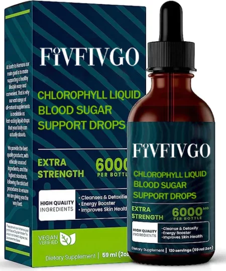 Fivfivgo™ Chlorophyll Liquid Natural Detox & Blood Sugar Support Drops
