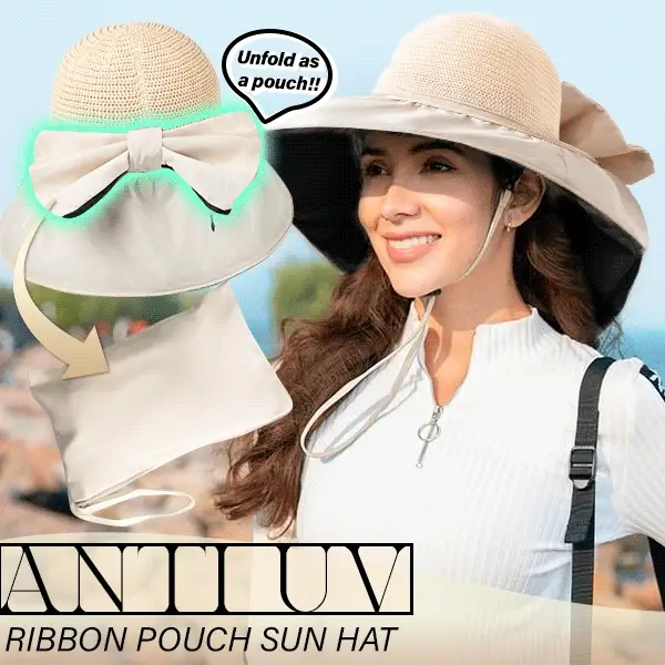 Bolsa de fita anti-UV dobrável chapéu de sol
