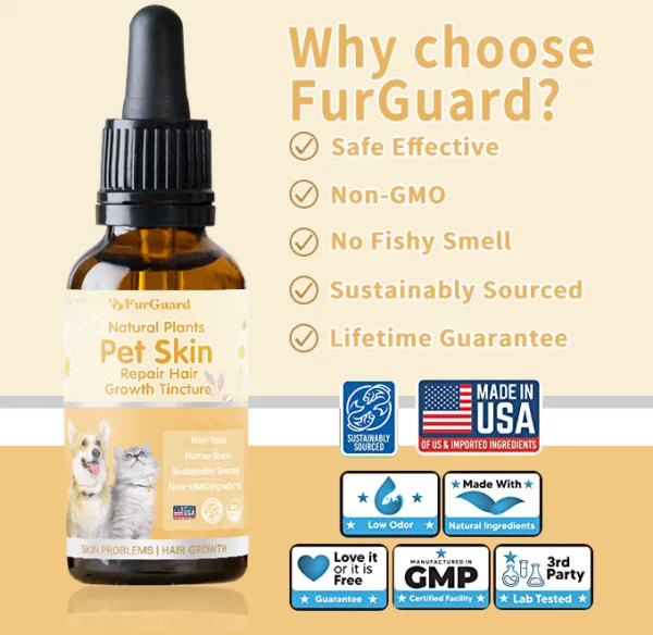 FurGuard® Pet Skin Repair tinktura za rast dlake