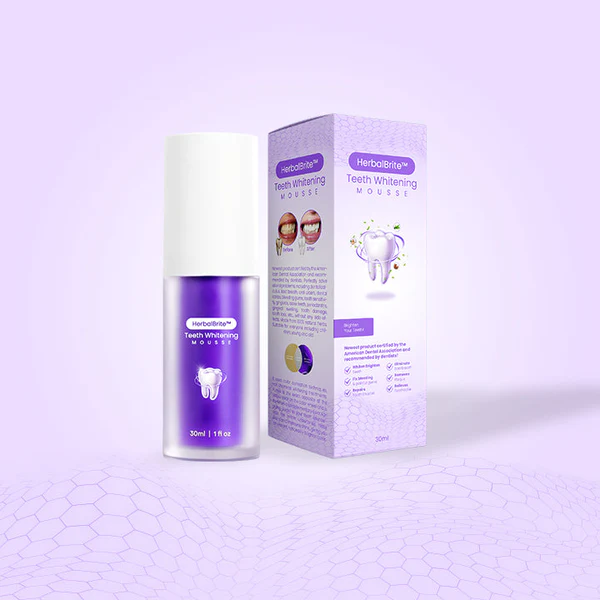 Mousse blanqueadora de dentes HerbalBrite™