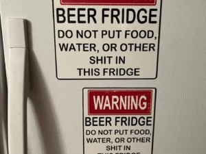 Hilarious Beer Fridge Magnet
