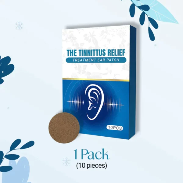 Kalafo ea Thuso ea HushPro ™ Tinnitus Organic Ear Patch