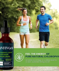 Juenow™ Chlorophyll Liquid Natural Detox and Blood Sugar Support Drops