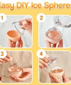 Light Bulb Ice Ball Maker Mold