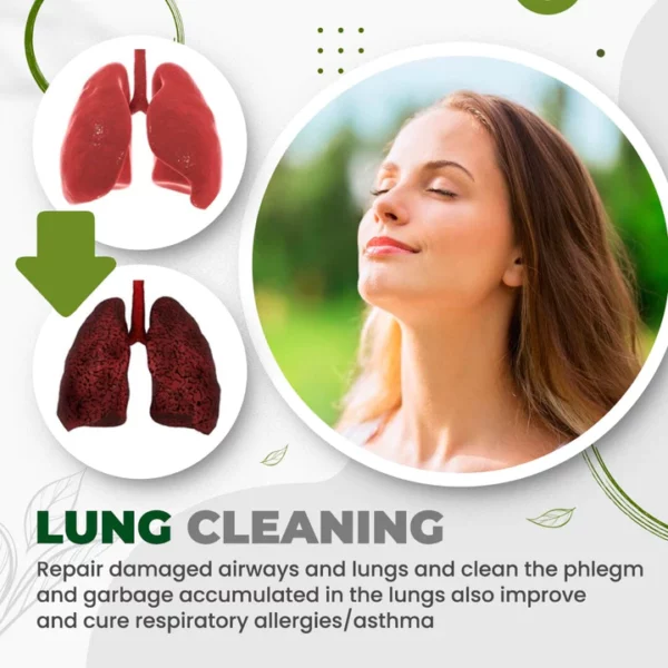LungNourish™ Арганічны травяны назальны спрэй для дэтоксікацыі лёгкіх