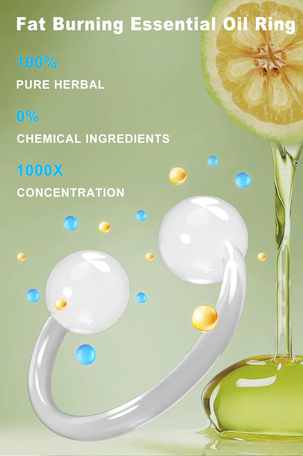 LymphStar Body Detox & Fat Burn Liver and Lung Cleanse Essential Oil Nose Ring