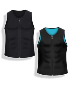 Alternative view of MANSON Gynecomastia Compress Zipper Vest