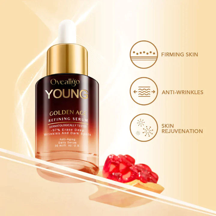 Oveallgo™ YOUNG Golden Age Refining Anti-Aging Serum Pro