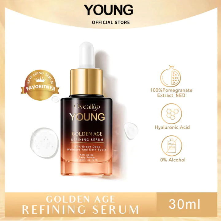 Oveallgo™ YOUNG Golden Age Refining Anti-Aging Serum Pro