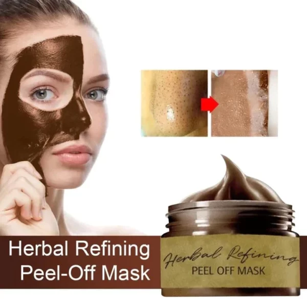 Máscara facial peel-off refinadora de herbas