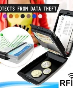 RFID ANTI-THEFT ALUMINUM WALLET CLIP