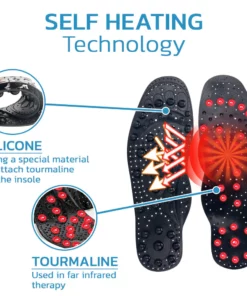 Alternative view of TitanVein Far Infrared Tourmaline Acupressure Insoles