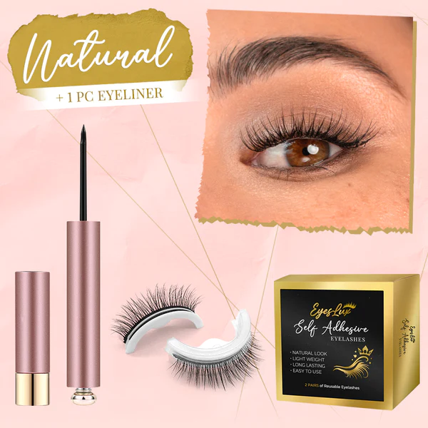 flysmus™ EyesLux Wiederverwendbare selbstklebende Wimpern - Image 6