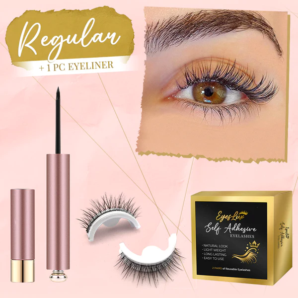 flysmus™ EyesLux Wiederverwendbare selbstklebende Wimpern - Image 4