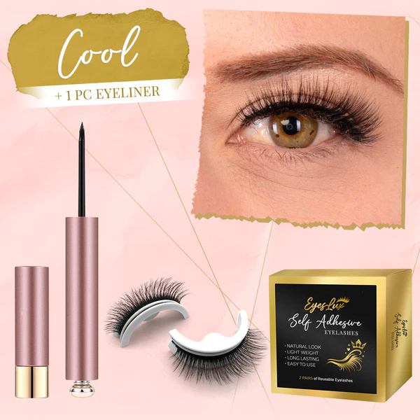 flysmus™ EyesLux Wiederverwendbare selbstklebende Wimpern - Image 2