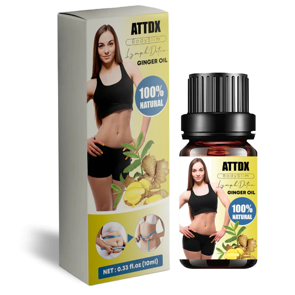 ATTDX BodySlim اللمف زيت الزنجبيل السموم