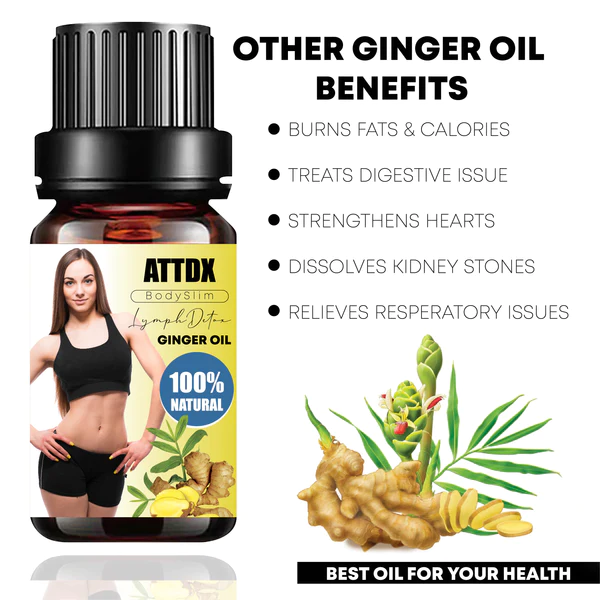 ATTDX BodySlim LymphDetox Ginger Oil