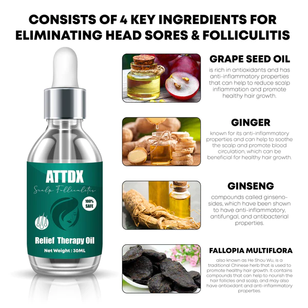 ATTDX ScalpFolliculitis Relief TherapyOil - Image 5
