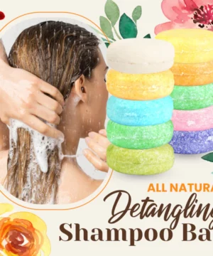 Volledig natuurlijke ontwarrende shampoobar