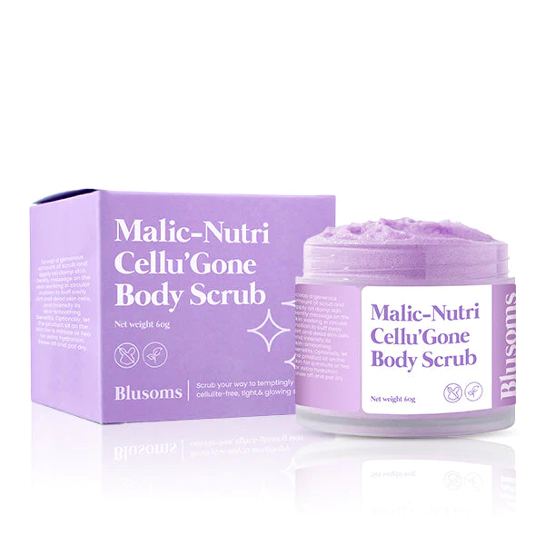 Tělový peeling Blusoms™ Malic-Nutri Cellu'gone