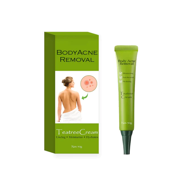 Crema corporal para eliminar acne Tea Tree