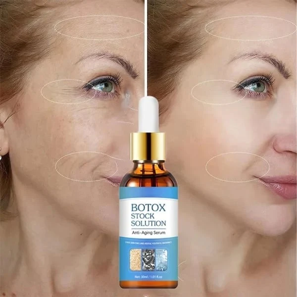 Serum facial Botox