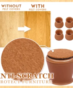 Alternative view of Chair & Table Legs Felt Protective Covers