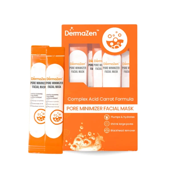 Máscara facial DermaZen™ para minimizar poros